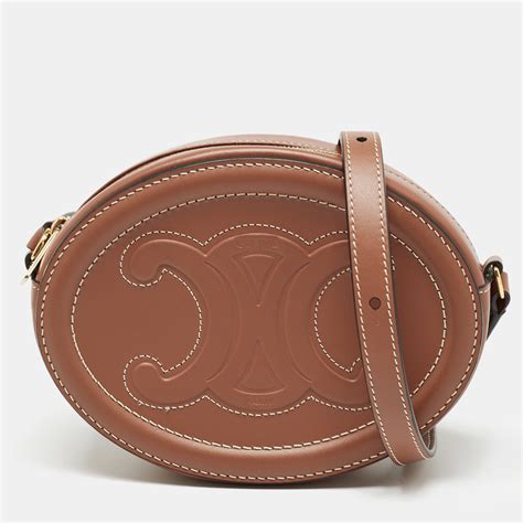 celine brown crossbody|celine crossbody bag triomphe.